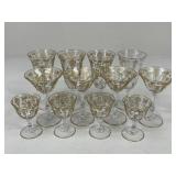 Cambridge 'Rose Point' Glasses / 12 pc