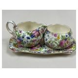 Royal Winton 'Summertime' Sugar & Creamer w/ Tray