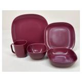Calvin Klein 'Graffiti Pomegranate' Dish Set|38 pc