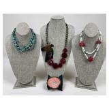 Necklaces & Bracelet / 4 pc