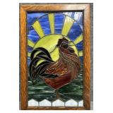 Rooster Stained Glass