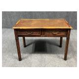 Small Bamboo & Rattan Console