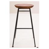 Industrial Style Bar Height Barstool