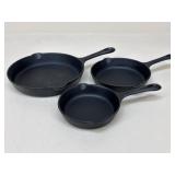 Heuck Classics Cast Iron Skillets|3 pc