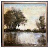 'Serene Reflections' Enhanced Canvas by J. Jarava