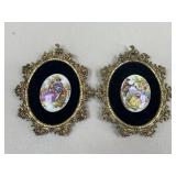 Courting Couple Framed Art