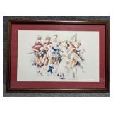 'Soccer Team' Print by V.P. Ellis