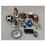 Glass Christmas Ornaments|12 pc