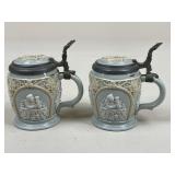 Pair Of Villeroy & Boch Steins