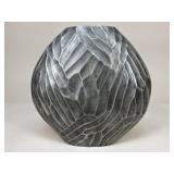 Large Hammered Metal Vase
