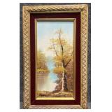 Vintage Original Painting on Panel Signed