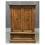 Dixie Burled Wood Chest on Chest