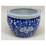 Blue & White Ceramic Planter