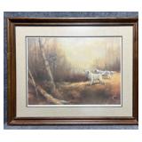 "Setters in a Field" S/N Print  Signed T. Sander