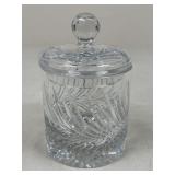 Crystal Biscuit Jar