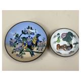Decorative Bowls w/ Brass Edge / 2 pc