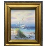 Original Painting on Canvas Unsigned D. Perry