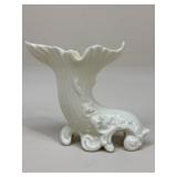 Belleek Porcelain Cornucopia Spill Vase