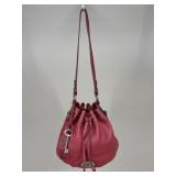 Fossil Leather Bucket Bag
