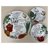 Rosanna Pasta Italiana Bowls / 3 pc