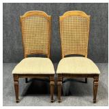 Tuscan Villa Cane Back Dining Chairs / 2 pc