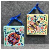 2/PC Lady Bug & Bee Print on Canvas