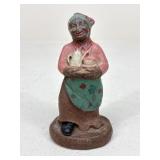 Caved Wood "Louisiana Mammy" Figure