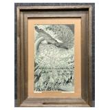 "Eagle Eye" Print Signed Richard Harris