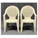 Pair of Grosfillex Patio Chairs