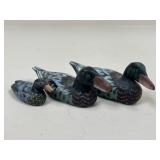 Hand Painted Wooden Ducks