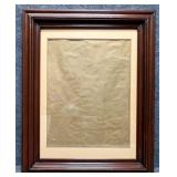 Open Picture Frame w/Matting & Glass