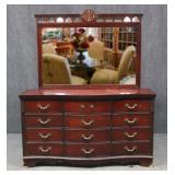Dixie 12 Drawer Dresser w/ Mirror