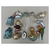 Glass Ornaments / 12 pc
