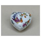 Limoges Porcelain Heart Trinket Box