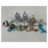 Neiman Marcus Ornaments/ 9 pc