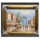 Original Oil Painting on Canvas Signed Davis
