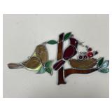 Stained Glass Birds / 2 pc