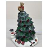 Stained Glass Christmas Tree Lamp