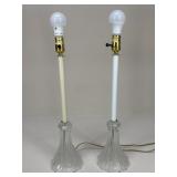 Pair Of Candlestick Lamps