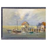 Original Painting on Canvas Signed Mailoy