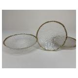 Glacier Serving Bowl & Dinner Plates|5 pc