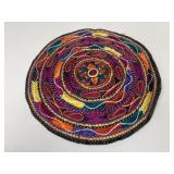 Round Embroidered Panel