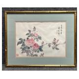 Asian Roses Original Watercolor on Paper