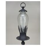 Glass & Metal Hummingbird Feeder