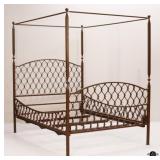 Queen Iron Canopy Bed