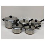 Revere Ware Cookware Set & Organizer|6 pc