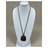 Brass & Sterling Silver Necklace