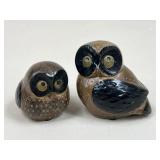 Pair Of Ceramic Owl Figures