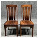 Pair of Amish Made Dining Chairs