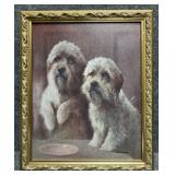 Dogs Giclee on Canvas Signed Laurance